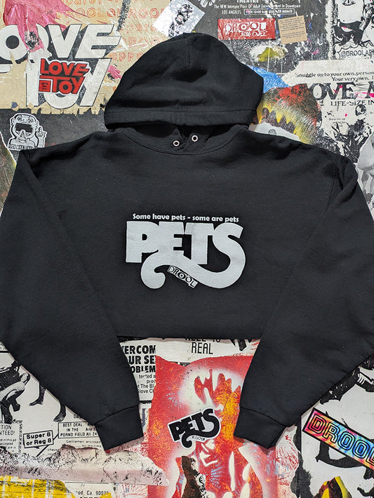 FOMO Collection - Pets Raw Cut Crop Top Hoodie  - XL - 13425