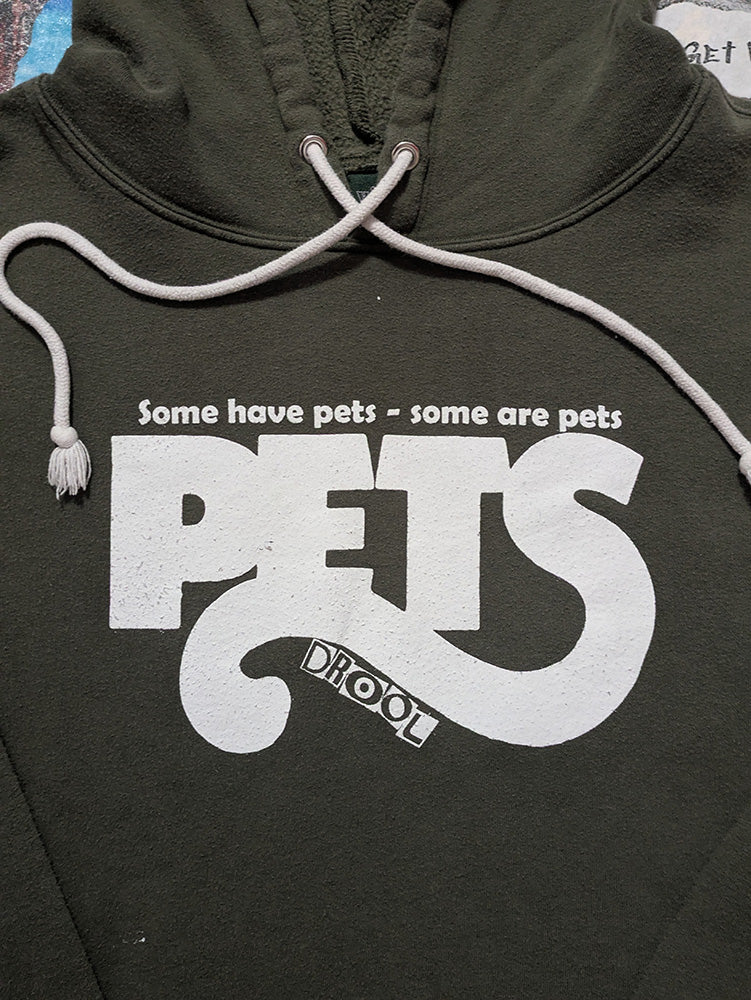 FOMO Collection - Pets Raw Cut Crop Top Hoodie  - L - 13427