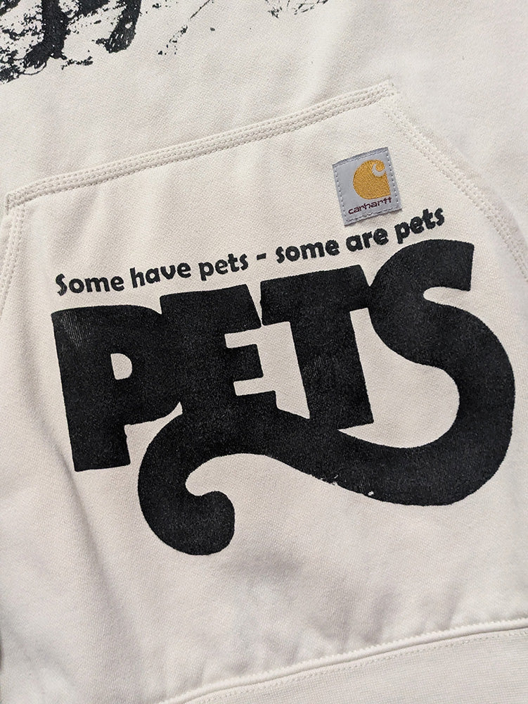 FOMO Collection - DISTRESSED Collage Carhartt Pets / Walk Your Dog Hoodie  - XL - 13430