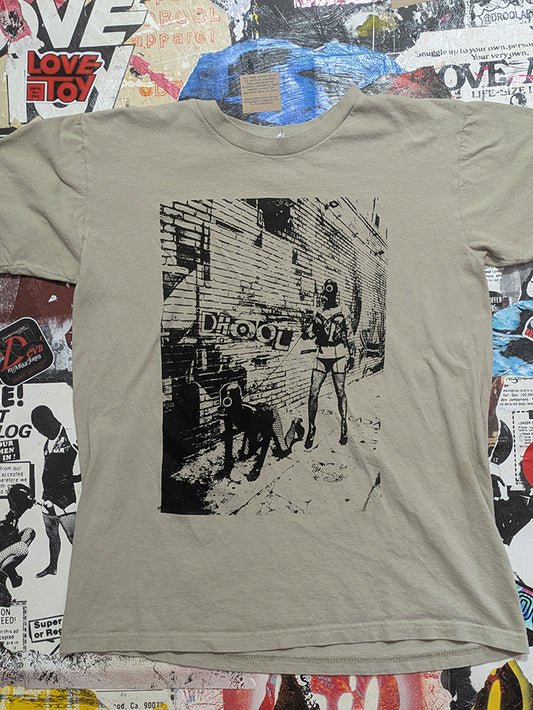 FOMO Collection - DISTRESSED Walk Your Dog T-Shirt  - L - 13512