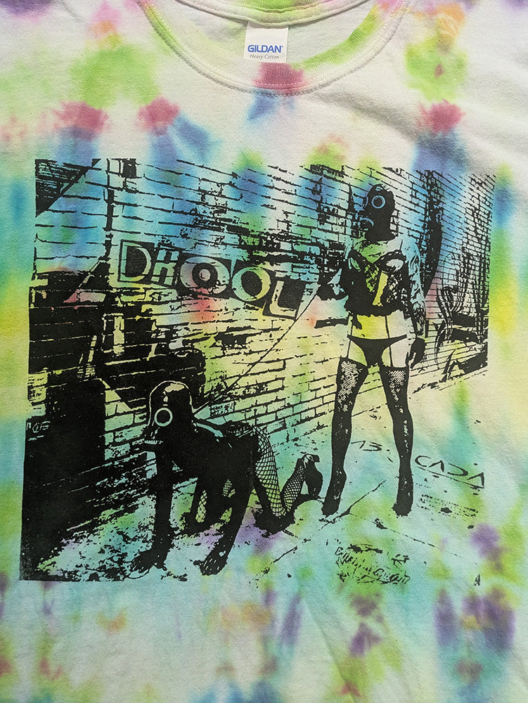 FOMO Collection - Walk Your Dog Raw Cut Crop Top - L - 13528