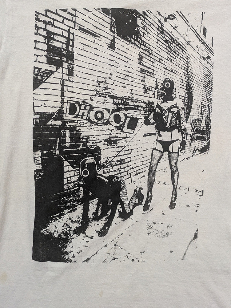 FOMO Collection - DISTRESSED Hanes Vintage Made In USA Walk Your Dog T-Shirt - L - 13540