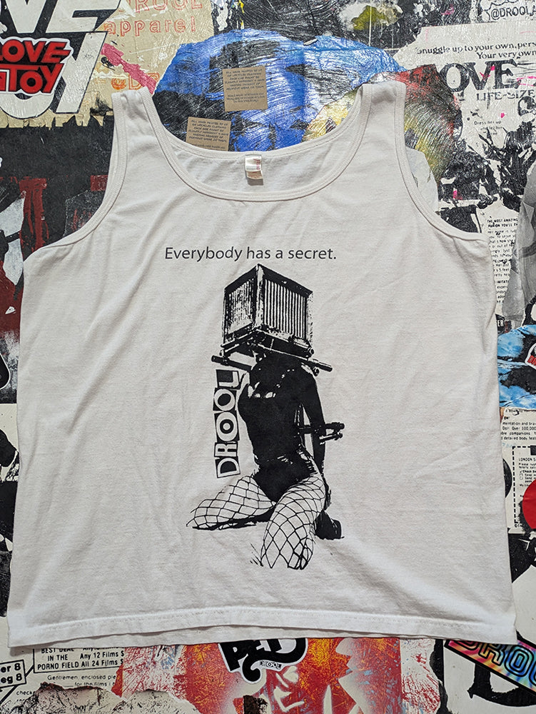 FOMO Collection - Box Head "Everybody has a secret/abc family" Tank Top  - L - 1362