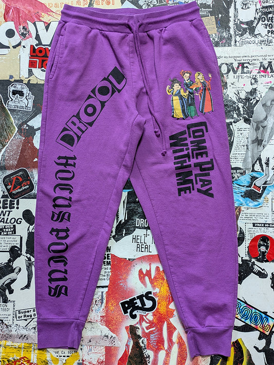 FOMO Collection - Hocus Pocus Come Play With Me Joggers  - XL(Waist = 32", Inseam = 26", Length = 36") - 1368