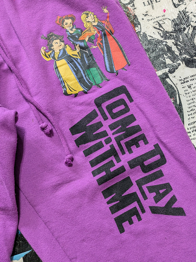 FOMO Collection - Hocus Pocus Come Play With Me Joggers  - XL(Waist = 32", Inseam = 26", Length = 36") - 1368