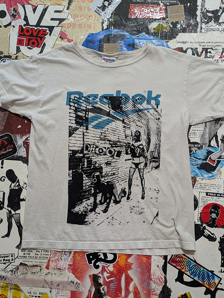 FOMO Collection - Reebok Vintage Made in USA Walk Your Dog T-Shirt  - S - 13619