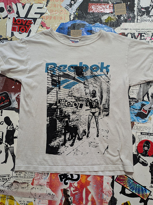 FOMO Collection - Reebok Vintage Made in USA Walk Your Dog T-Shirt  - S - 13619