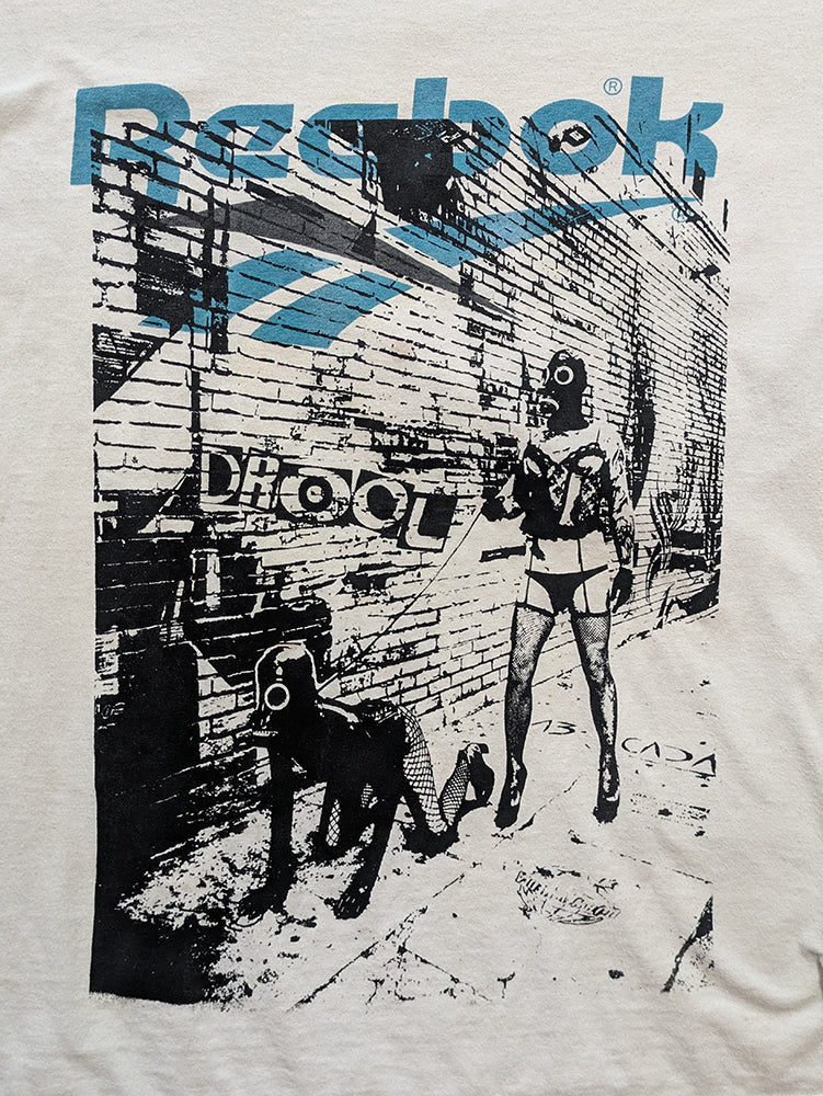 FOMO Collection - Reebok Vintage Made in USA Walk Your Dog T-Shirt  - S - 13619