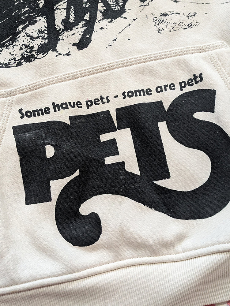 FOMO Collection - DISTRESSED Collage Carhartt Walk Your Dog / Pets Hoodie  - XL - 13639