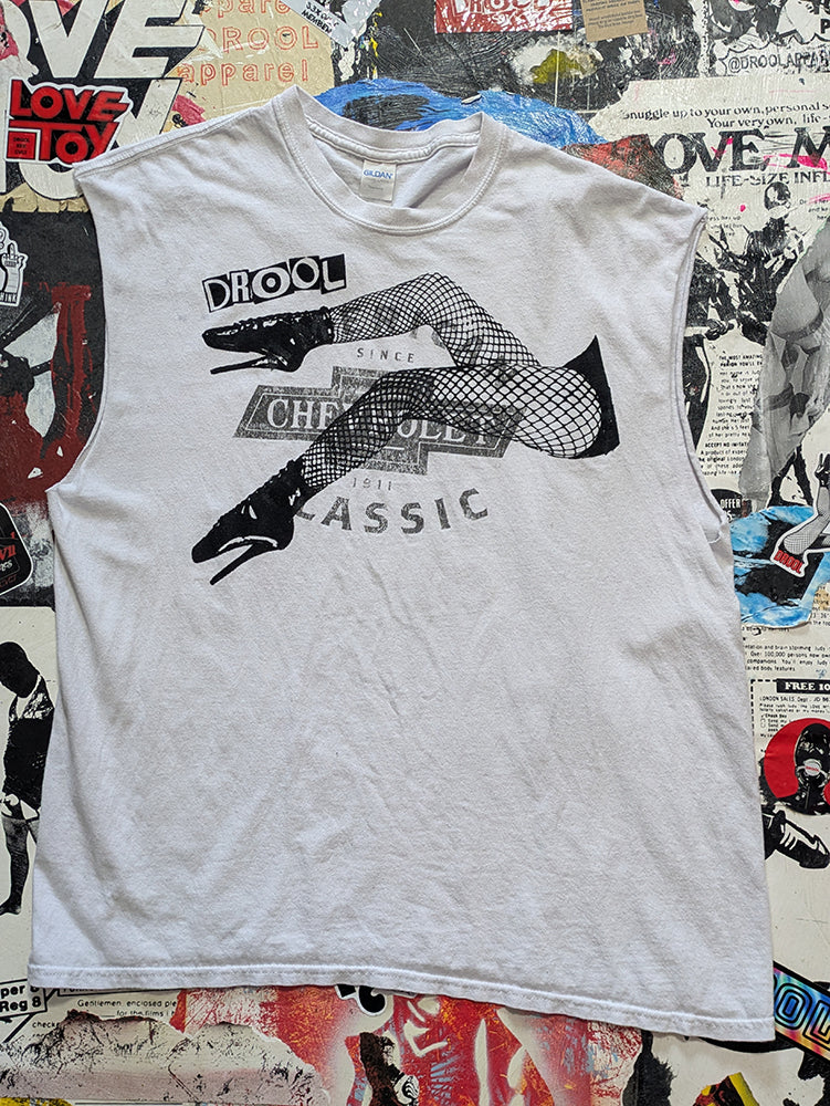 FOMO Collection - Chevrolet Legs Raw Cut Tank Top  - XL - 1371