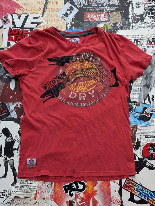 FOMO Collection - DISTRESSED Superdry Motor Oil Legs T-Shirt  - XL - 1379