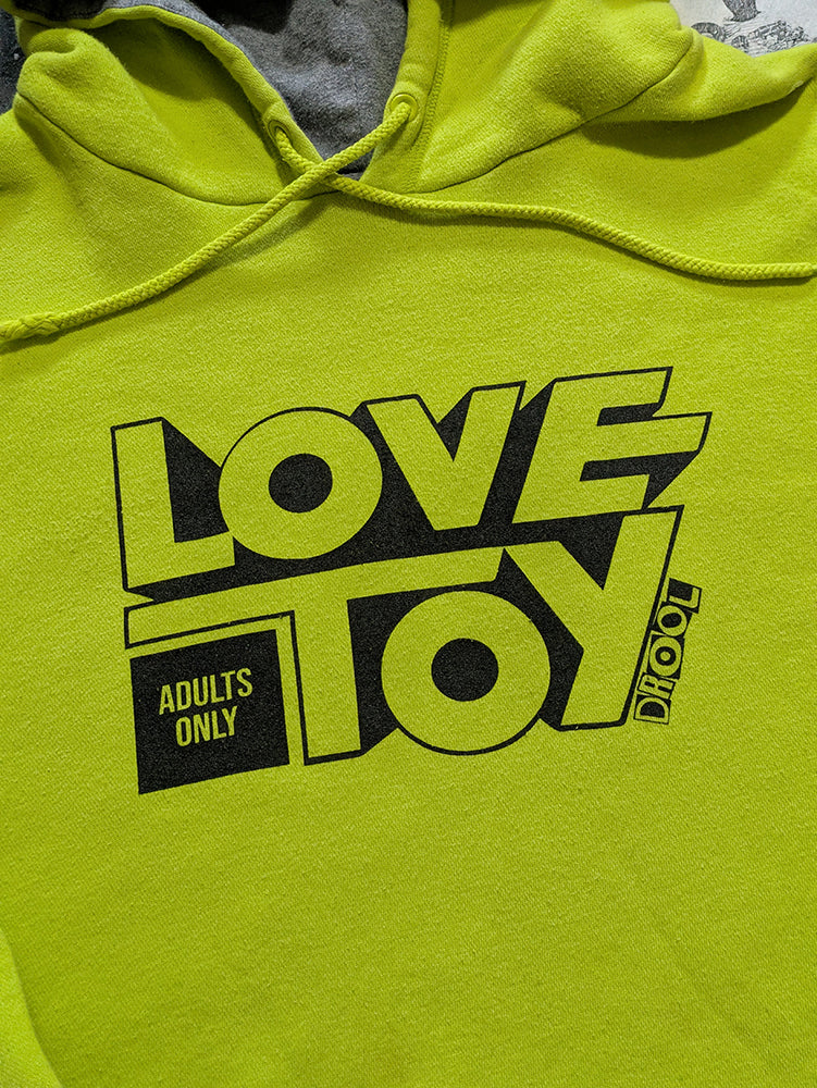 FOMO Collection - Love Toy Raw Cut Crop Top Hoodie  - 2XL - 13721
