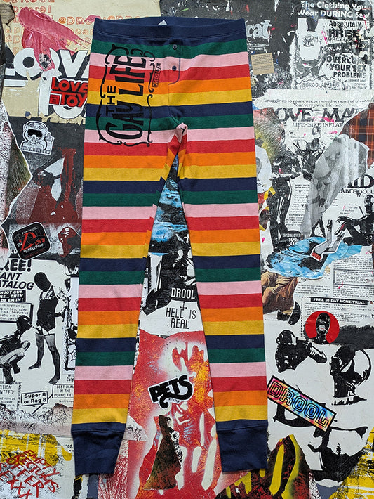 FOMO Collection - Gay Life Thermal Leggings  - M(tall) Waist = 28", Length = 41", Inseam = 31" - 13737