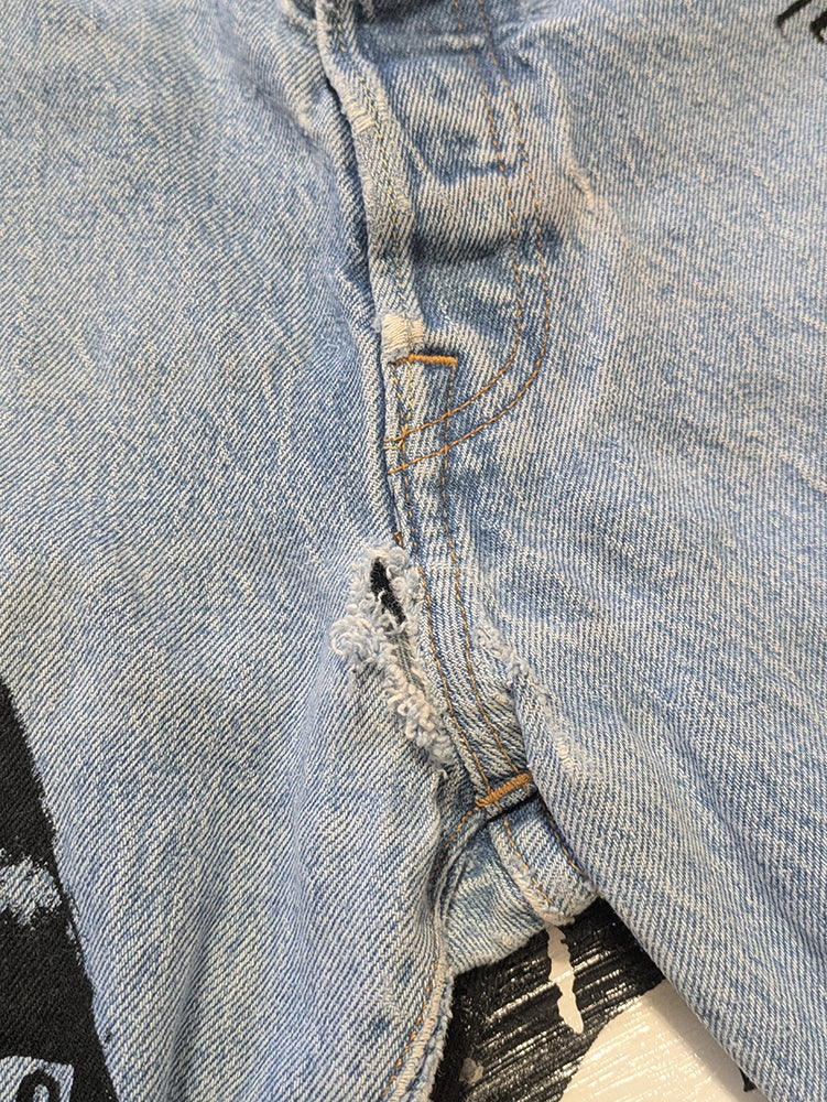 FOMO Collection - Levi 501 Feel Everything Denim Jorts  - waist = 33" - 1381