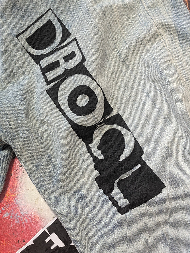 FOMO Collection - Levi 559 Manifesto Denim Jorts  - waist = 34" - 1384