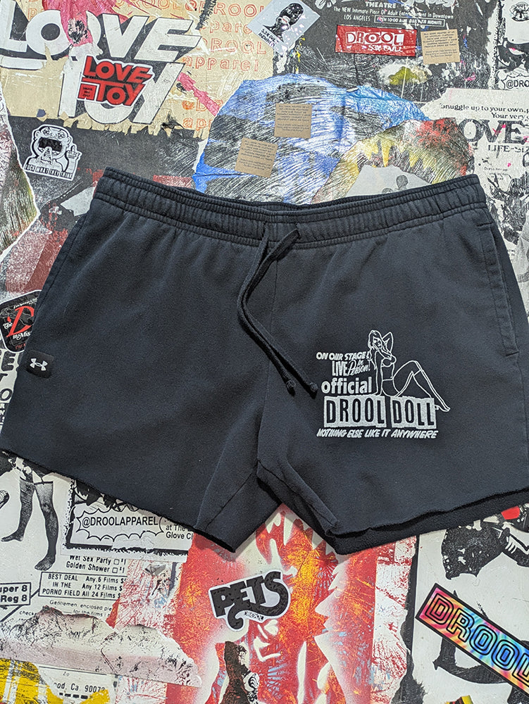 FOMO Collection - Cold Gear Drool Doll Raw Cut Shorts  - 3XL waist = 42" - 13815
