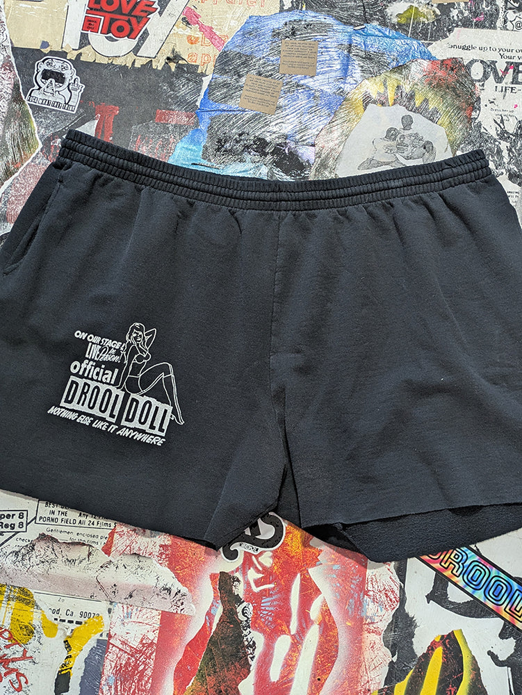 FOMO Collection - Drool Doll Raw Cut Shorts  - 4XL waist = 46" - 13816