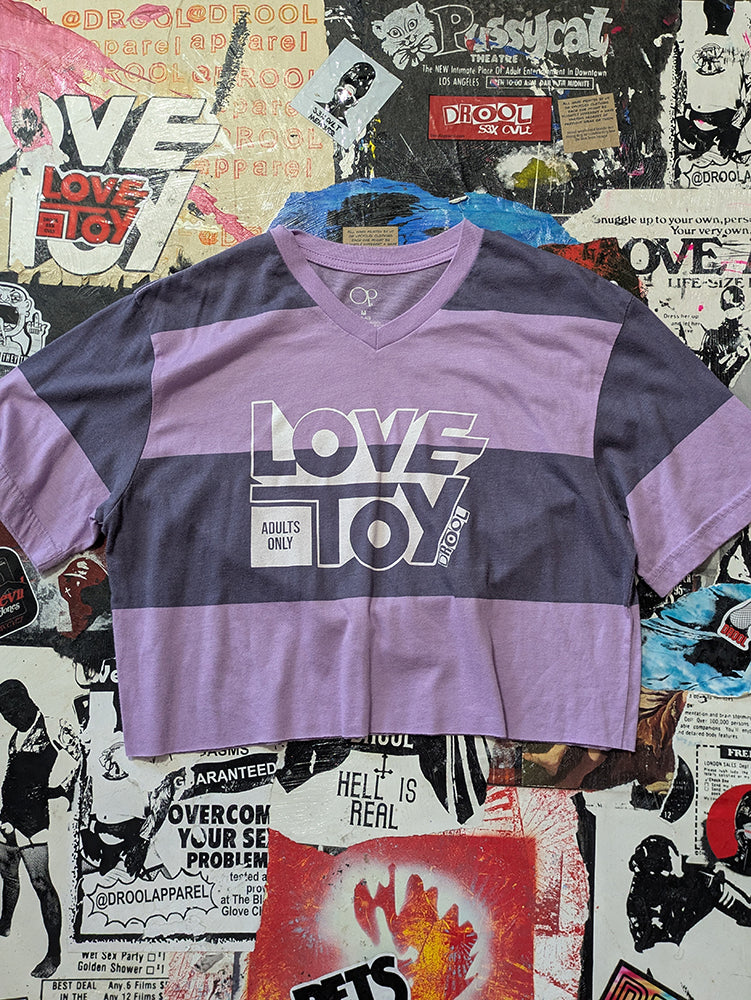 FOMO Collection - Love Toy Raw Cut Crop Top  - M - 13930