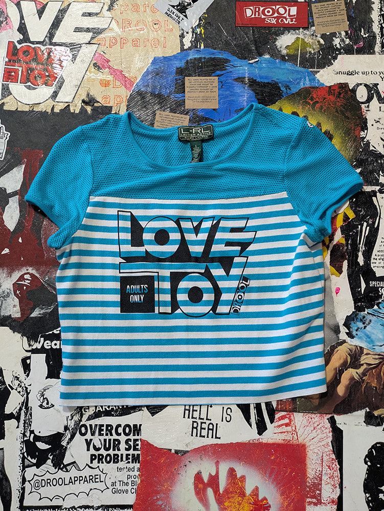 FOMO Collection - Ralph Lauren Love Toy Raw Cut Crop Top  - S - 13935