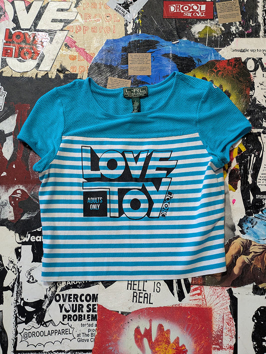 FOMO Collection - Ralph Lauren Love Toy Raw Cut Crop Top  - S - 13935
