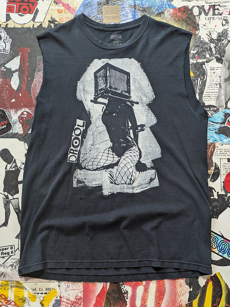 FOMO Collection - DISTRESSED Box Head Tank Top  - L - 1401