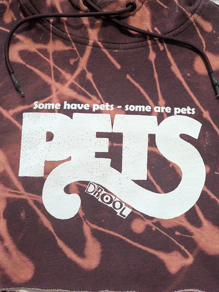 FOMO Collection - Pets Raw Cut Crop Top Hoodie  - S - 14026