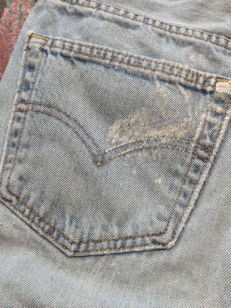 FOMO Collection - Levi 501 Vintage(1993) Made In USA Double Down Jorts  - M/L(Waist = 33") - 14031
