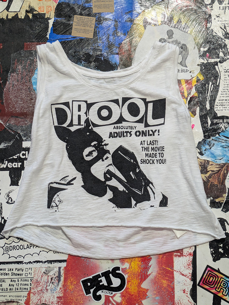 FOMO Collection - Vice Girls Raw Cut Tank Crop Top  - XL - 14114