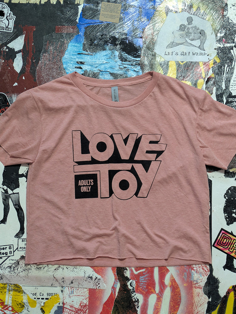 FOMO Collection - Love Toy Raw Cut Crop Top  - M - 14120