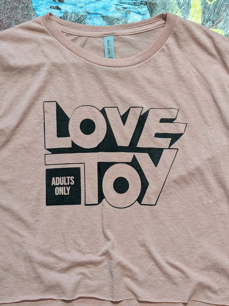 FOMO Collection - Love Toy Raw Cut Crop Top  - M - 14120