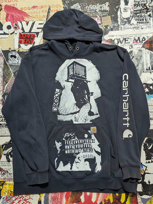 FOMO Collection - Collage Carhartt Box Head / Feel Everything Hoodie  - 2XL - 14215