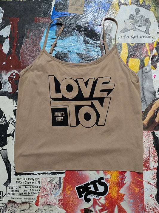FOMO Collection - Love Toy Raw Cut Tank Crop Top  - L/XL - 14230