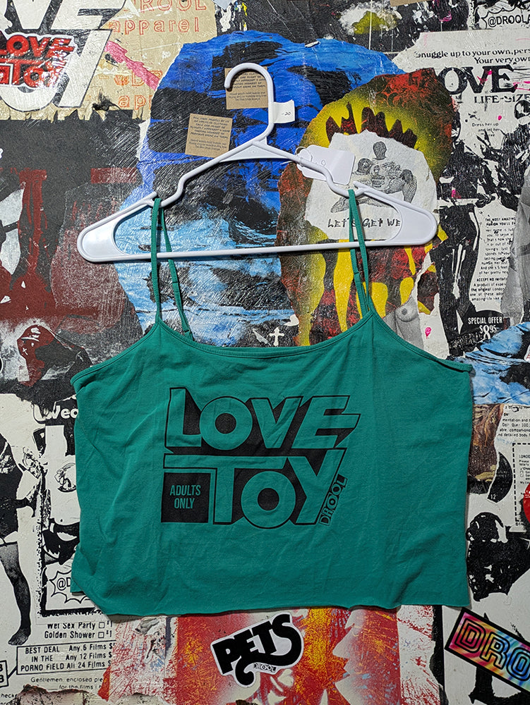 FOMO Collection - Love Toy Raw Cut Tank Crop Top  - Extra Large - 14316
