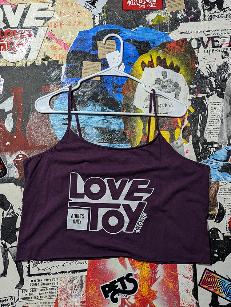FOMO Collection - Love Toy Raw Cut Tank Crop Top  - 3XL - 14317