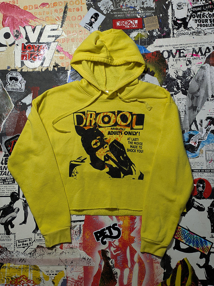 FOMO Collection - Spongebob Vice Girls Raw Cut Crop Top Hoodie  - XL - 14324