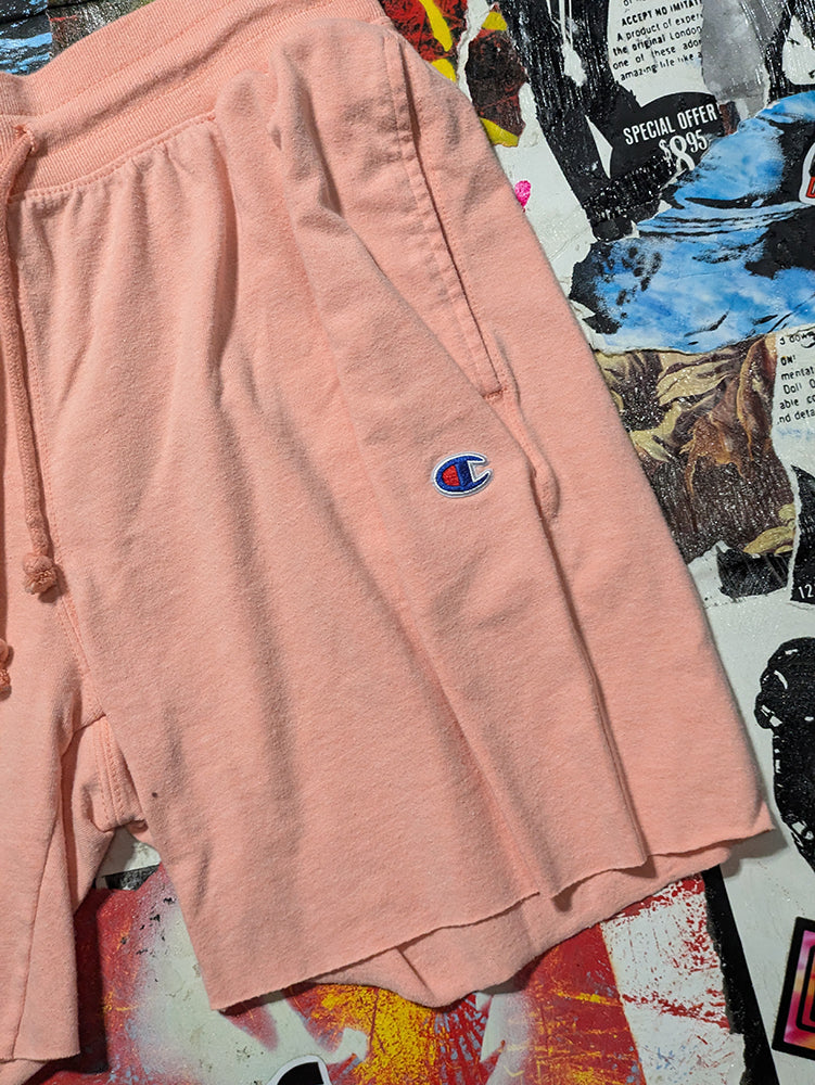 FOMO Collection - Champion Drool Doll Raw Cut Shorts  - S(Waist =28") - 14336