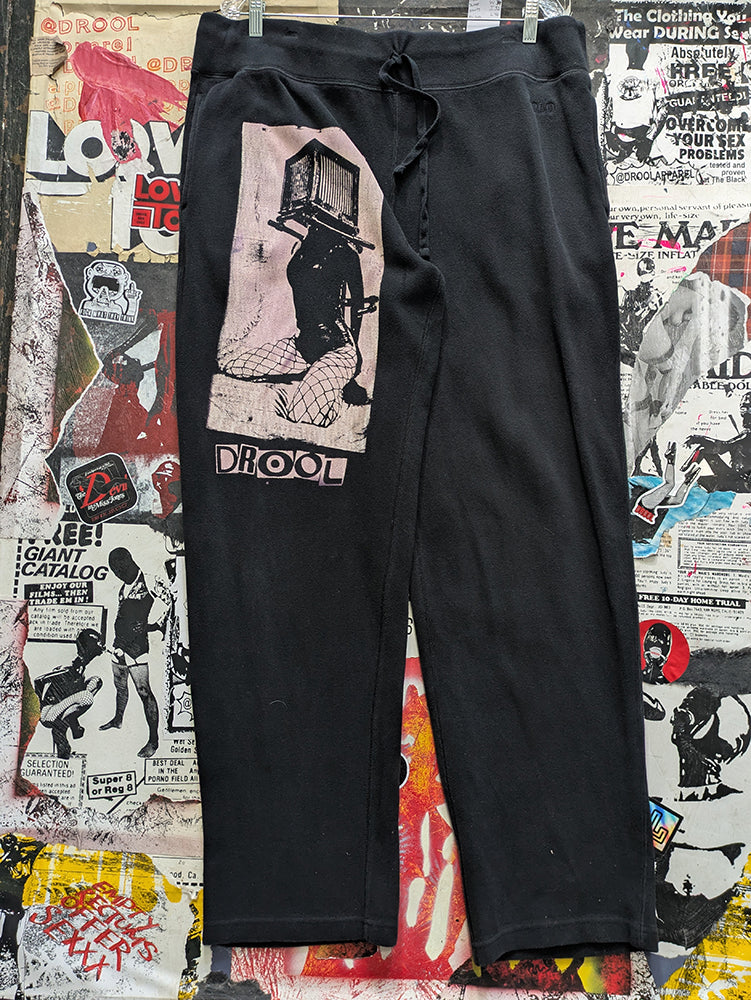 FOMO Collection - Polo Box Head Sweatpants  - XL(Waist = 40", Inseam = 32", Length = 44") - 1443