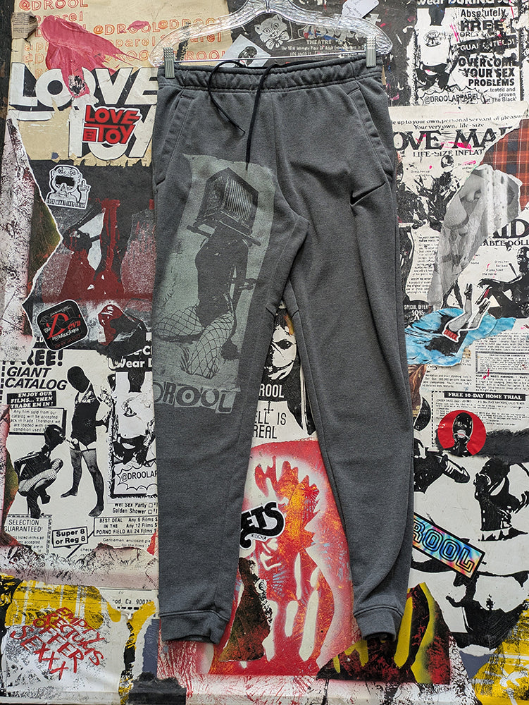 FOMO Collection - Nike Box Head Joggers  - S(Waist = 30", Inseam = 28", Length = 36") - 1444