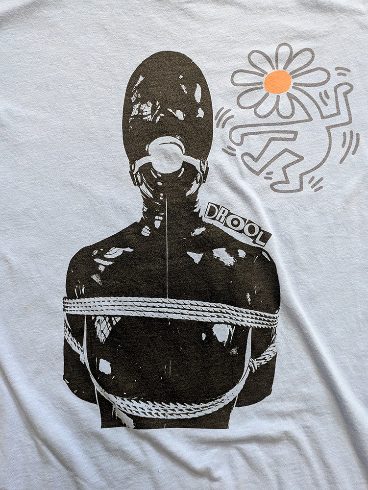 FOMO Collection - DISTRESSED Keith Haring Manifesto T-Shirt  - XS - 14416