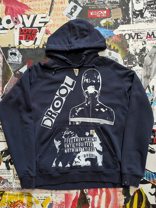 FOMO Collection - Carhartt Collage Manifesto / Feel Everything Hoodie  -M- 14428