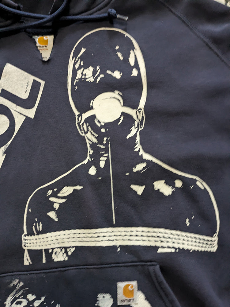 FOMO Collection - Carhartt Collage Manifesto / Feel Everything Hoodie  -M- 14428
