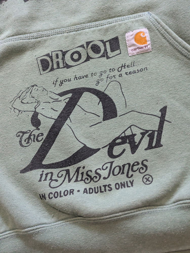 FOMO Collection - Carhartt Collage Rubber Nun Piano / Devil In Miss Jones Hoodie  -2XL- 14430