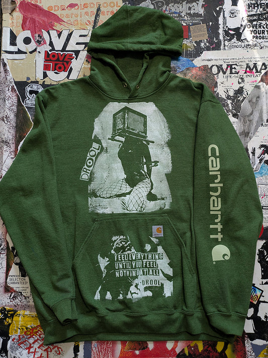 FOMO Collection - Carhartt Collage Box Head / Feel Everything Hoodie  -XL- 14433