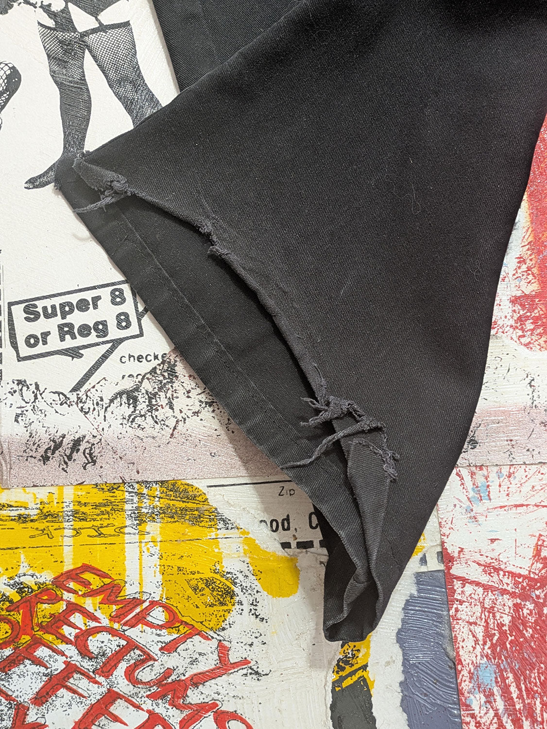 FOMO Collection - DISTRESSED Dickies Box Head Pants  - XL(Waist = 38", Length = 40", Inseam = 28") - 13014